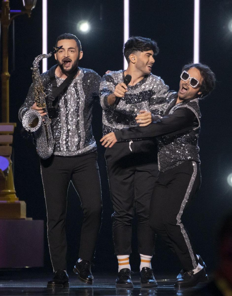 The Busker, de Malta, interpretan 'Dance' en la 1ª semifinal de Eurovisión 2023