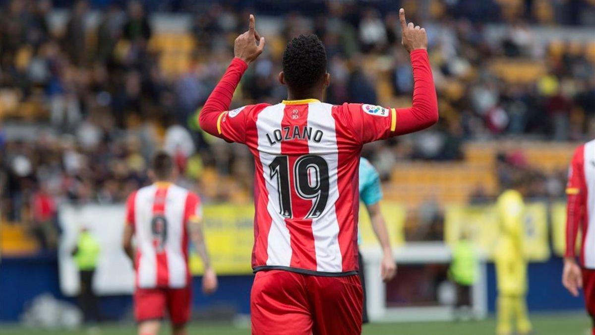 El 'Choco' Lozano solo marcó tres goles con el Girona