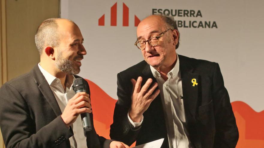 Marc Aloy, futur alcalde de Manresa, i Ramon Fontdevila
