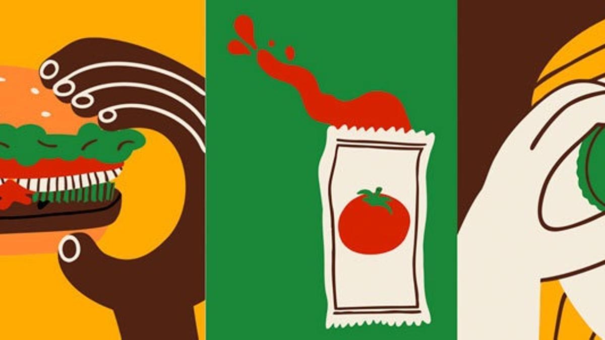 Dos ilustradoras valencianas reinventan la imagen de Burger King