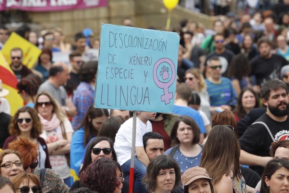 La manifestación, en imágenes