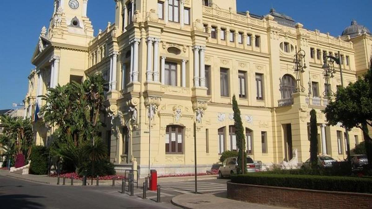El Ayuntamiento de Málaga, en una imagen de archivo.