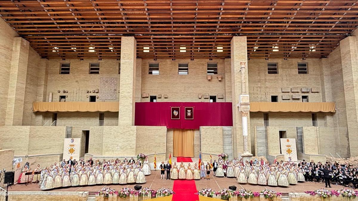 Despedida de las Falleras Mayores de la Comunitat Valenciana en Sagunt