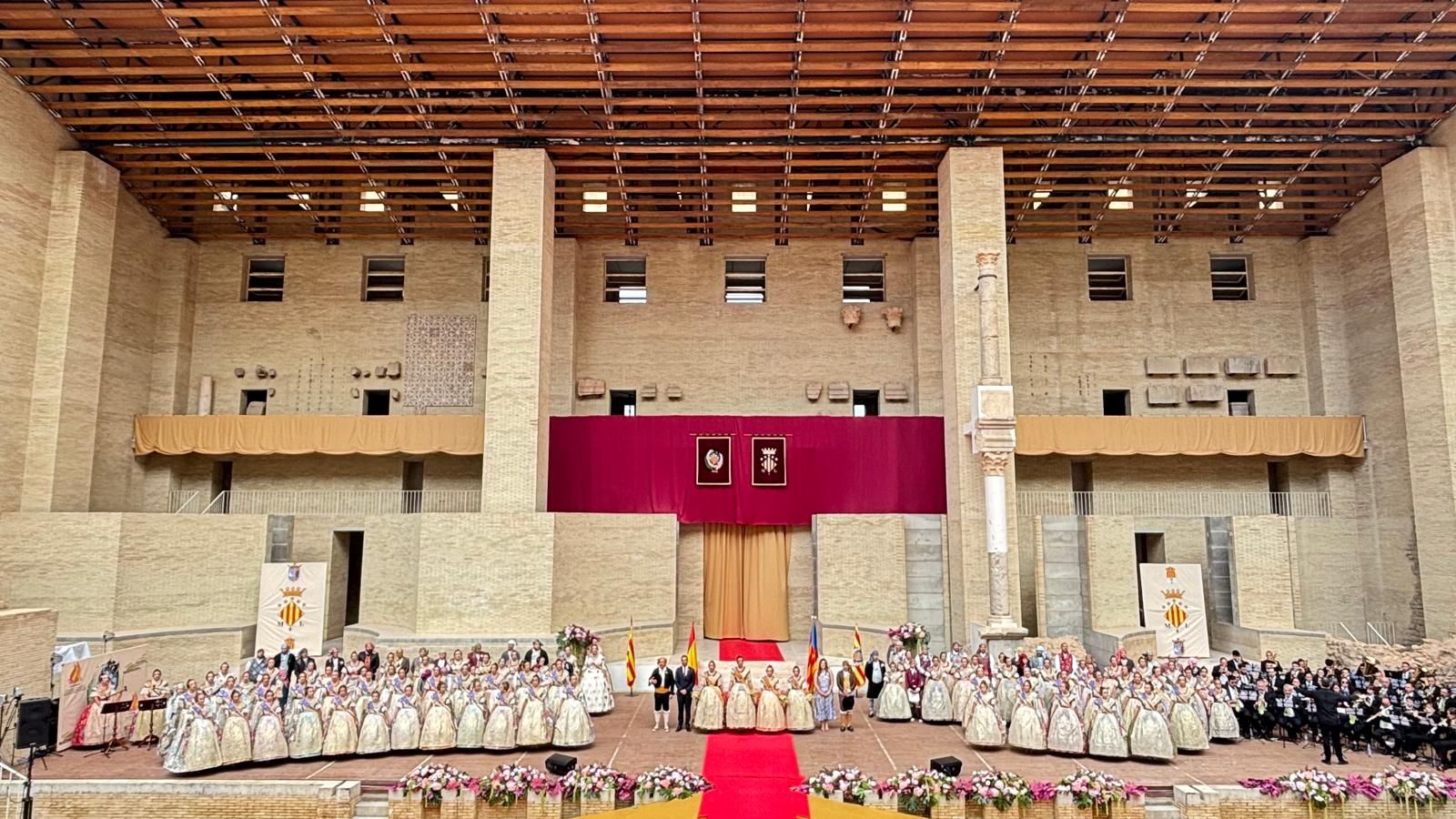 Despedida de las Falleras Mayores de la Comunitat Valenciana en Sagunt