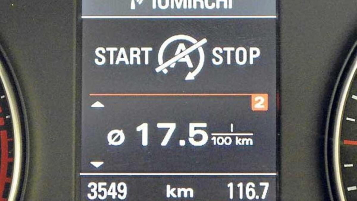 Un coche con el sistema Start Stop desconectado.
