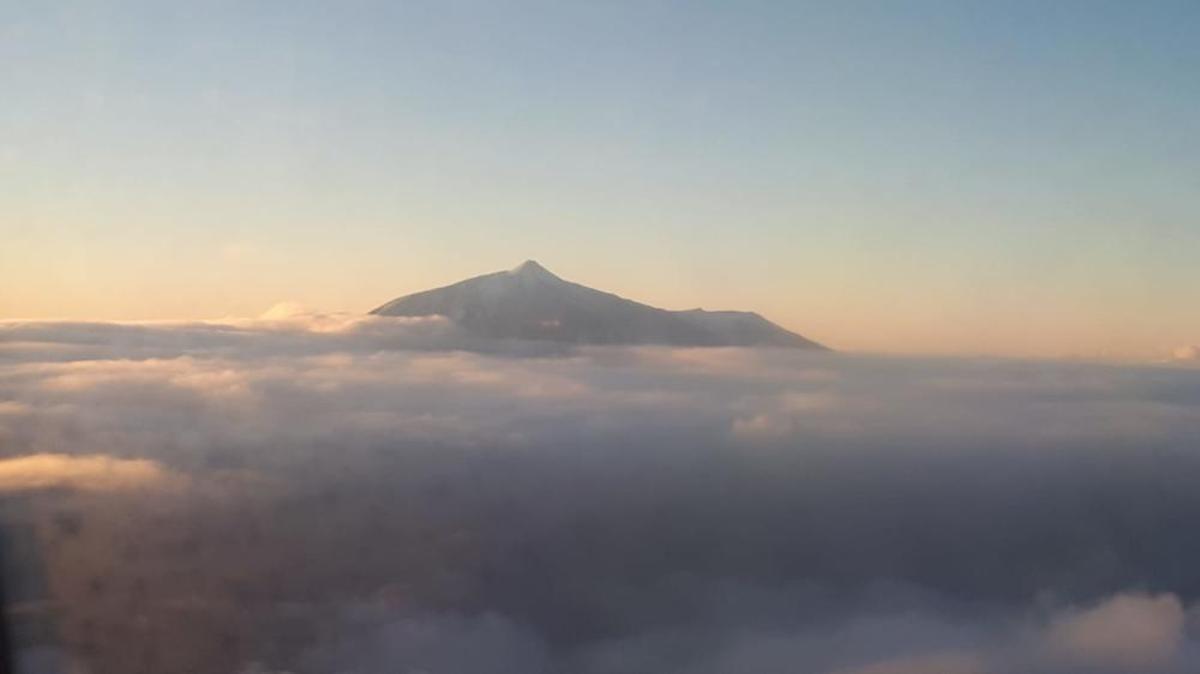 Primera nevada en el Teide