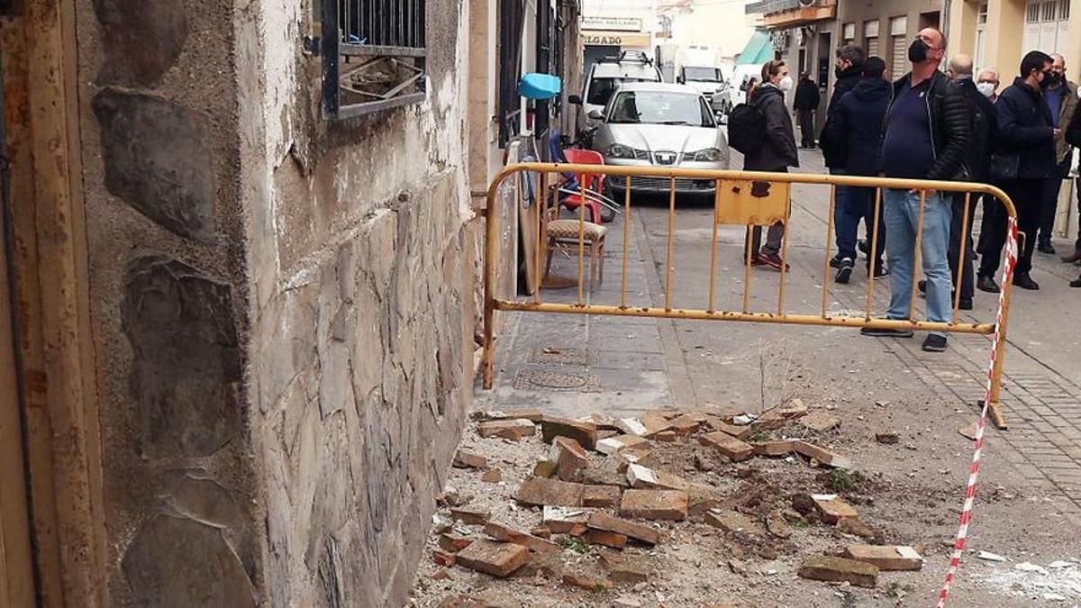 Desperfectos causados durante uno de los últimos terremotos que sacudieron Granada