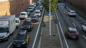 Tráfico en la ciudad de Barcelona.