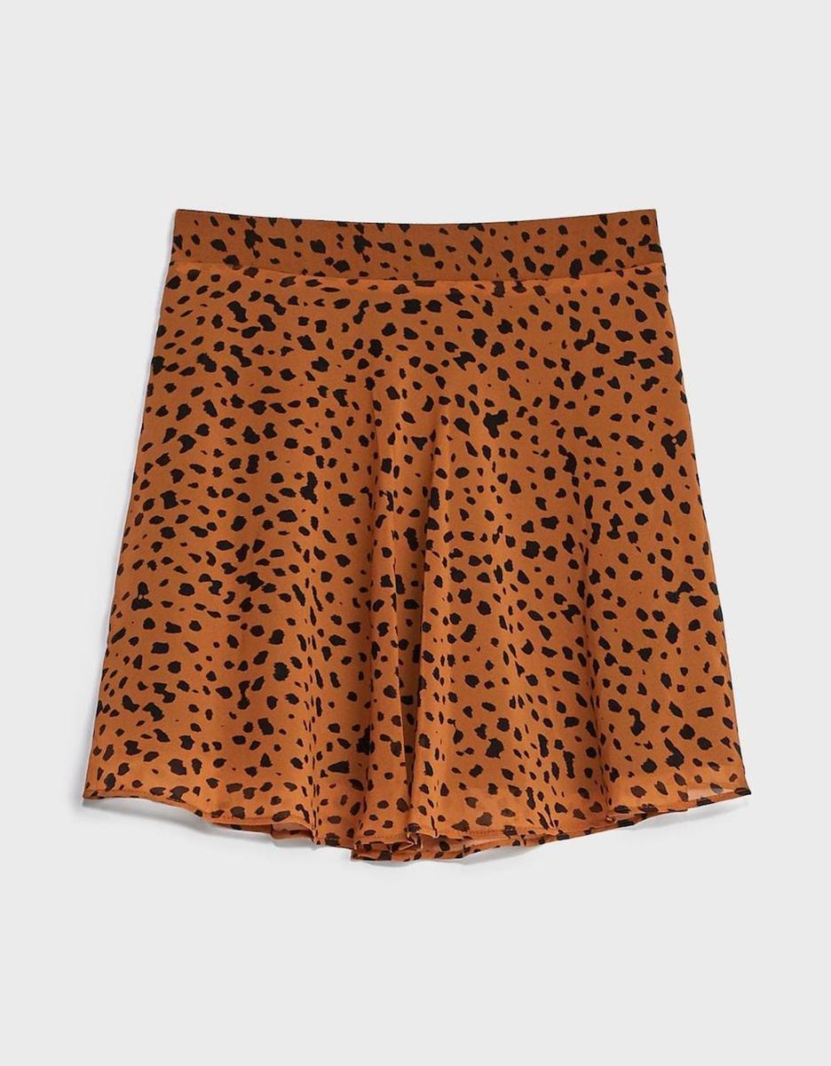 Falda mini skater, de Bershka (7,99 euros)