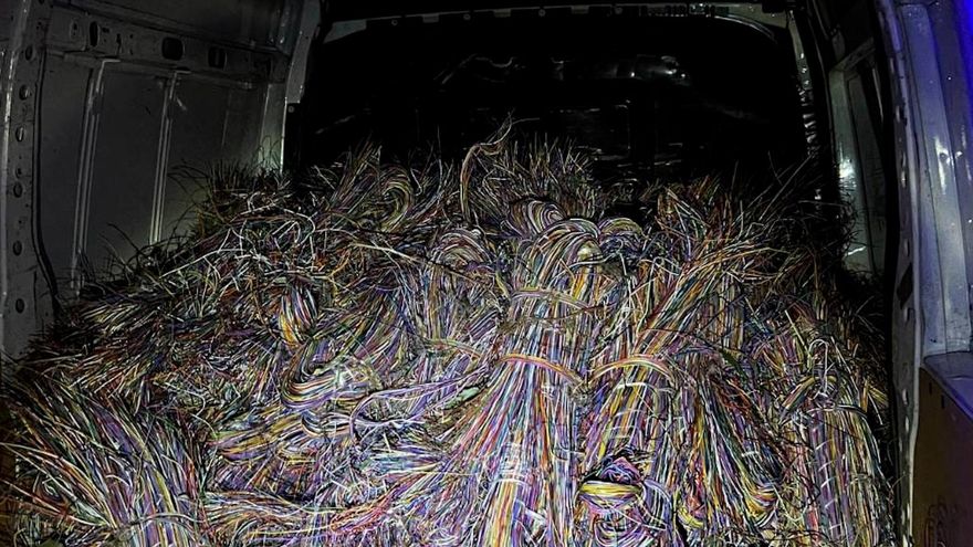 Detenido en Vegadeo un miembro de una banda hispano-marroquí que hurtó miles de kilos de cable de cobre (otros tres se dieron a la fuga)