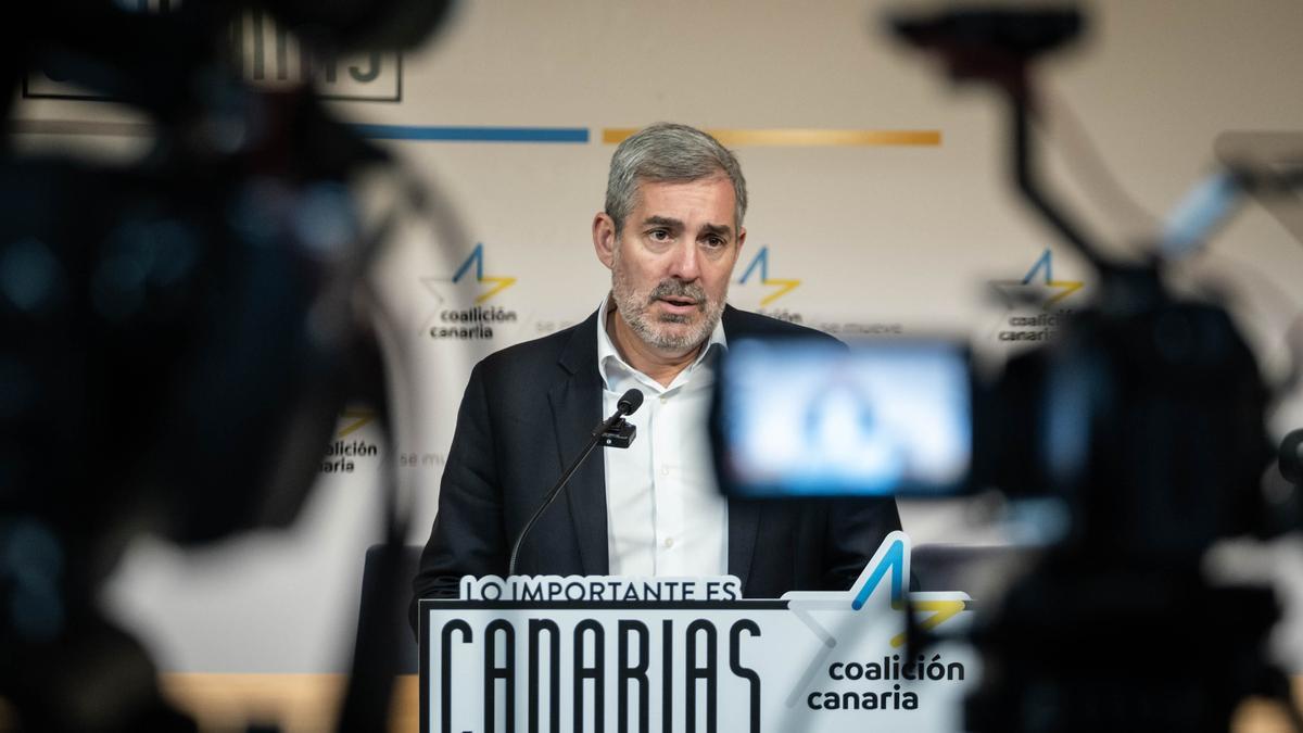 El secretario general de Coalición Canaria, Fernando Clavijo.