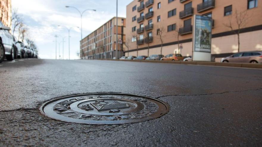 Alcantarilla donde fue encontrado el feto.