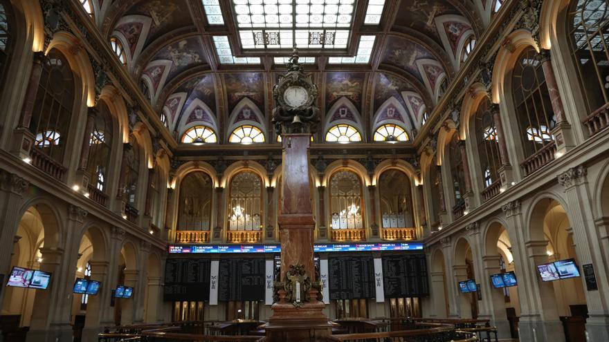 Interior del Palau de la Borsa, a Madrid