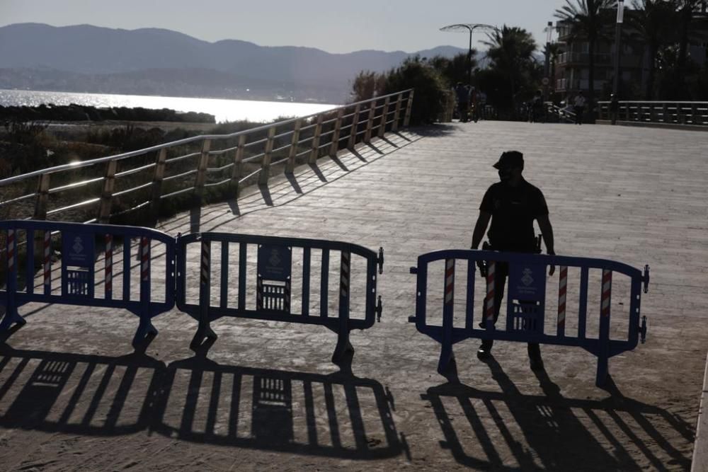 Nit de Sant Joan: La Policía Local de Palma desaloja las playas