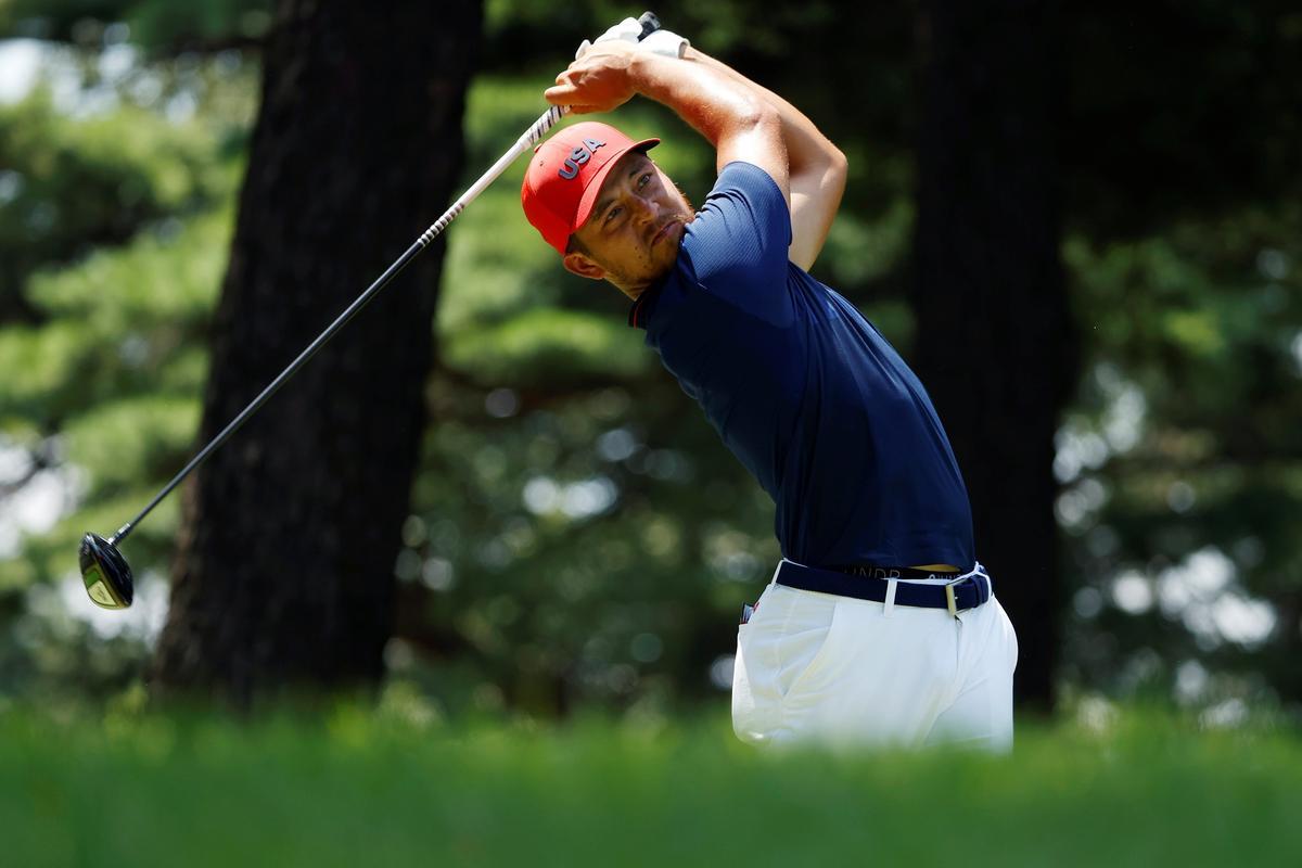 El golfista estadounidense Xander Schauffele.