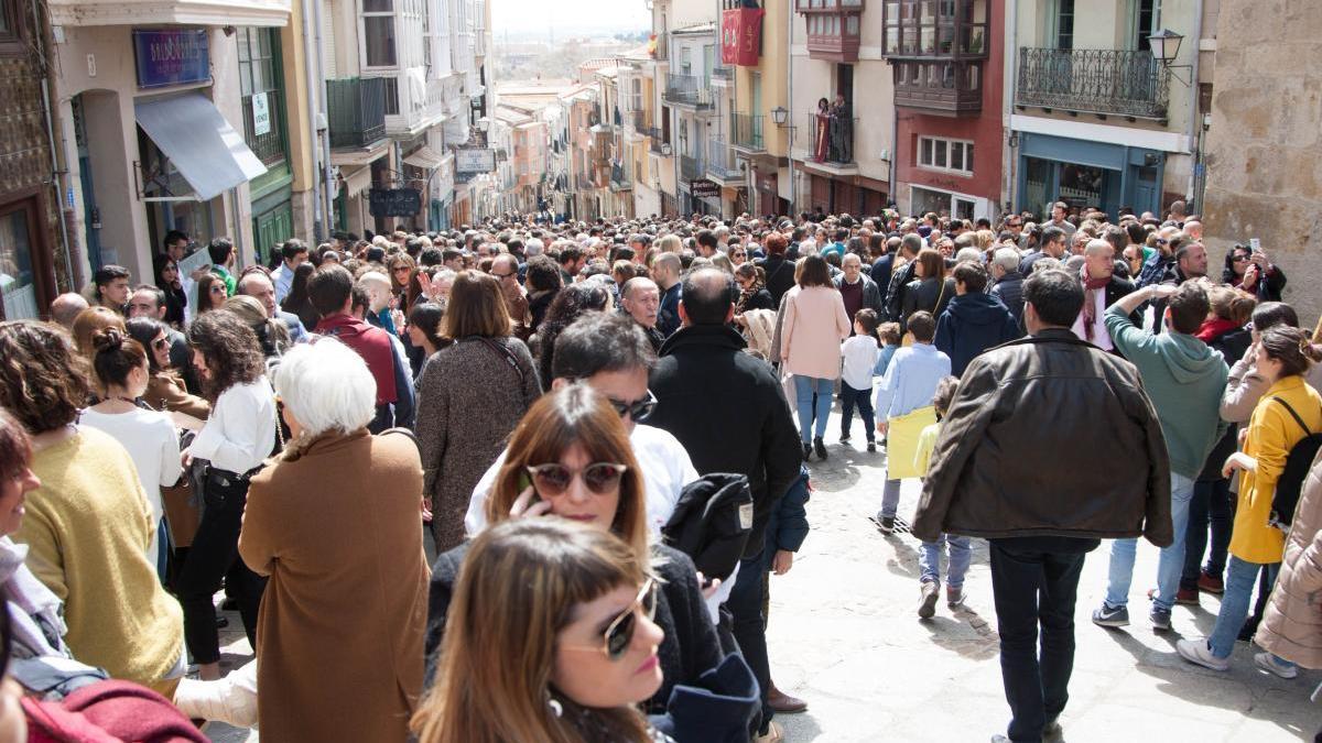 Zamora, en una Semana Santa &quot;normal&quot; en ediciones pasadas.