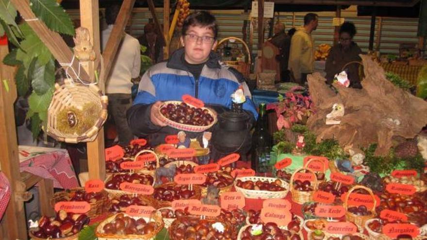 Daniel Rosete, participante del año pasado en el Certamen de la castaña.