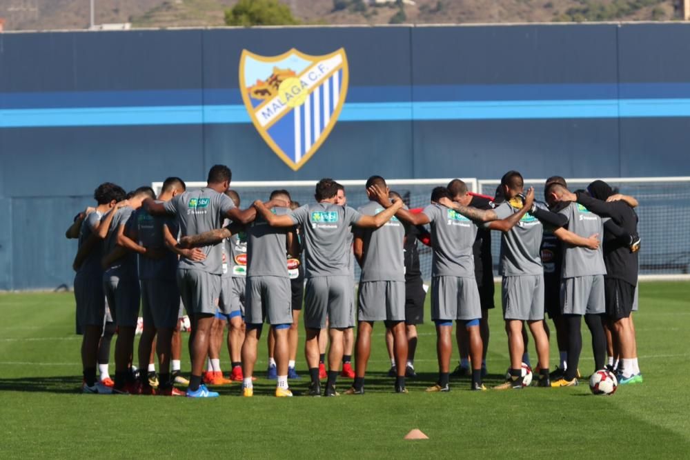 Entrenamiento de la selección de Costa Rica en Málaga