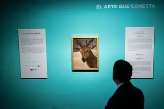 Presentación del lienzo 'Cabeza de Venado', de Velázquez, en el Museo de Bellas Artes
