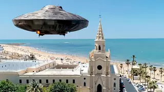 Extraterrestres llaman a salvar el Guadalquivir: el vídeo viral que promociona la protesta ecologista en Chipiona
