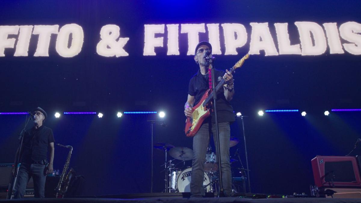 Fito Cabrales, en el concierto que ofreció en 2022 en el pabellón Príncipe Felipe.