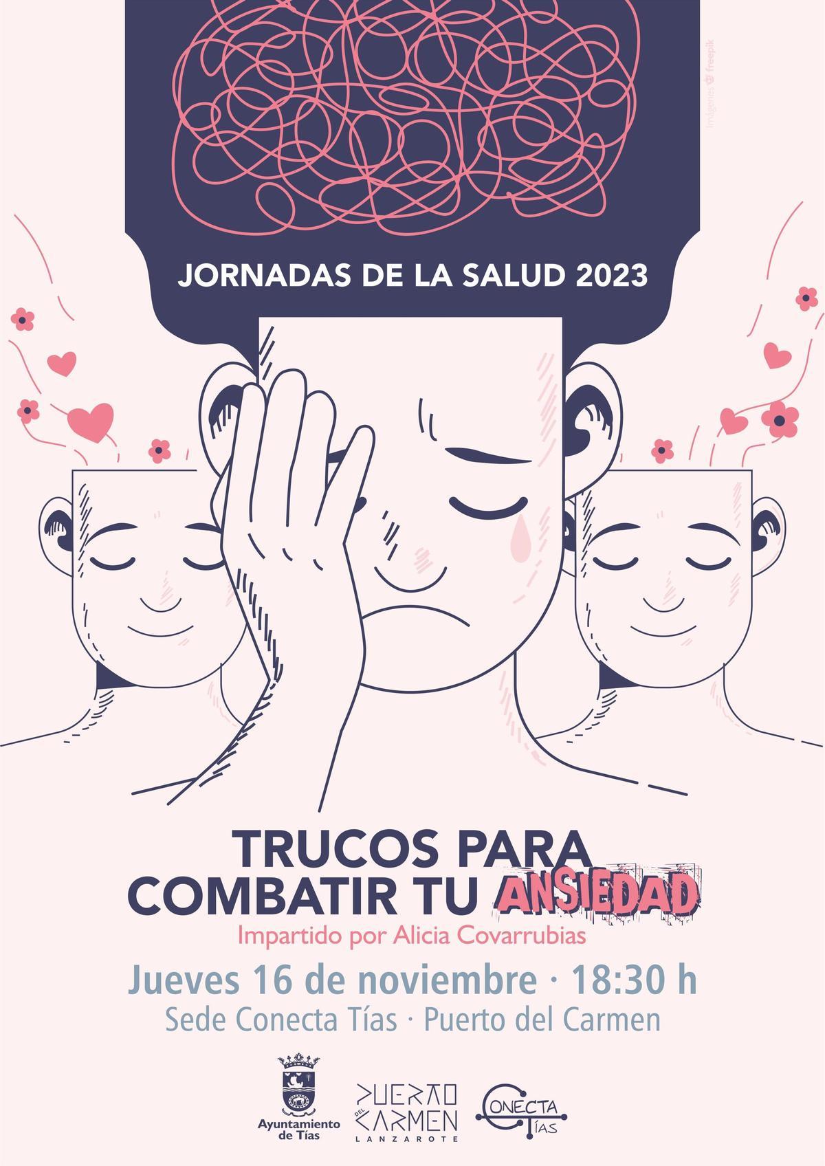 Cartel de las III Jornadas de la Salud de Tías.