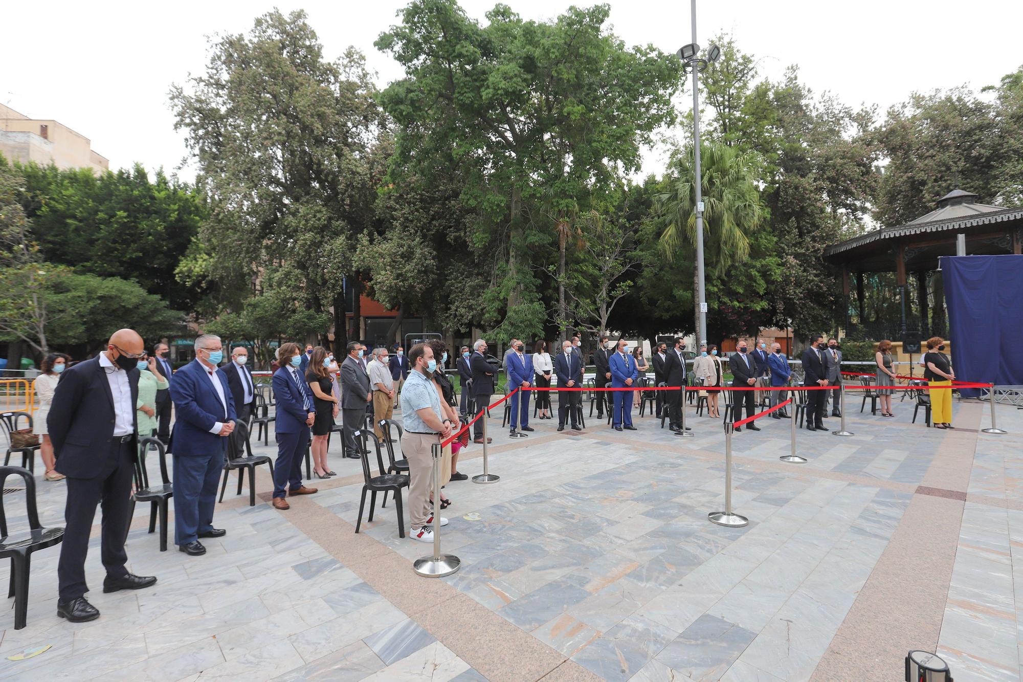 Ceremonia de entrega del bastón de mando  al inspector jefe de la Comisaría de la  Policía Nacional de Orihuela