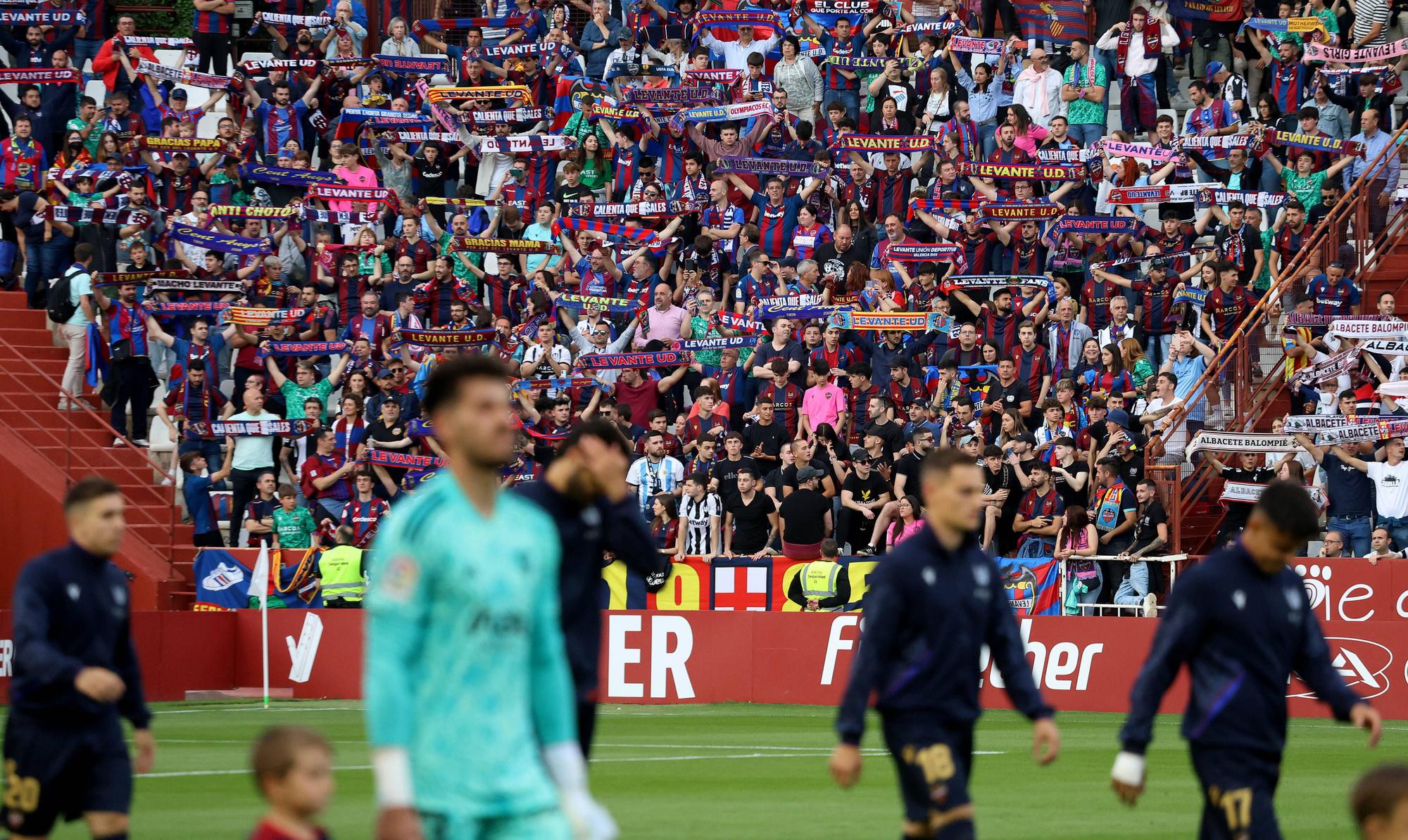 Las mejores imágenes del Albacete - Levante