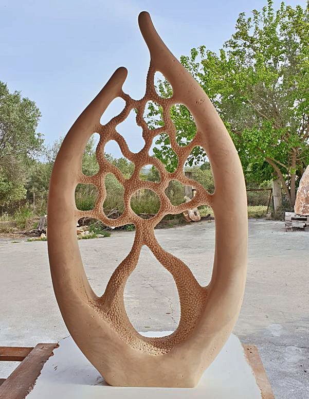 Escultura ‘Ull de peix’, de Xabi Amonarraiz. | 
