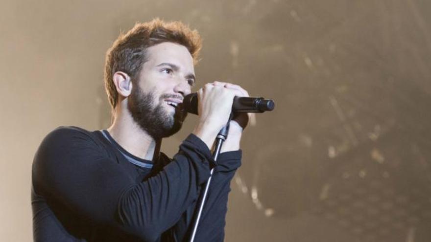 Pablo Alborán en una actuación pasada en Asturias