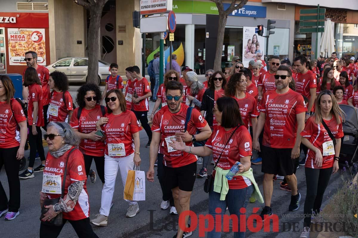 Marcha de la ONG Delwende en Caravaca