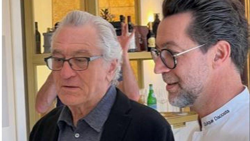 Quique Dacosta da de cenar a Robert de Niro