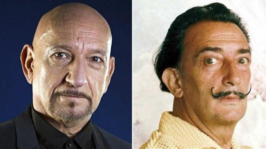 L&#039;actor britànic Ben Kingsley, guanyador d&#039;un Oscar per la seva interpretació en la pel·lícula de 1982 &quot;Gandhi&quot;, es posa ara en la pell de Dalí.