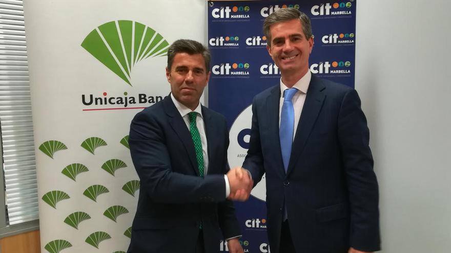 Unicaja Banco renueva su apoyo con los socios de CIT Marbella