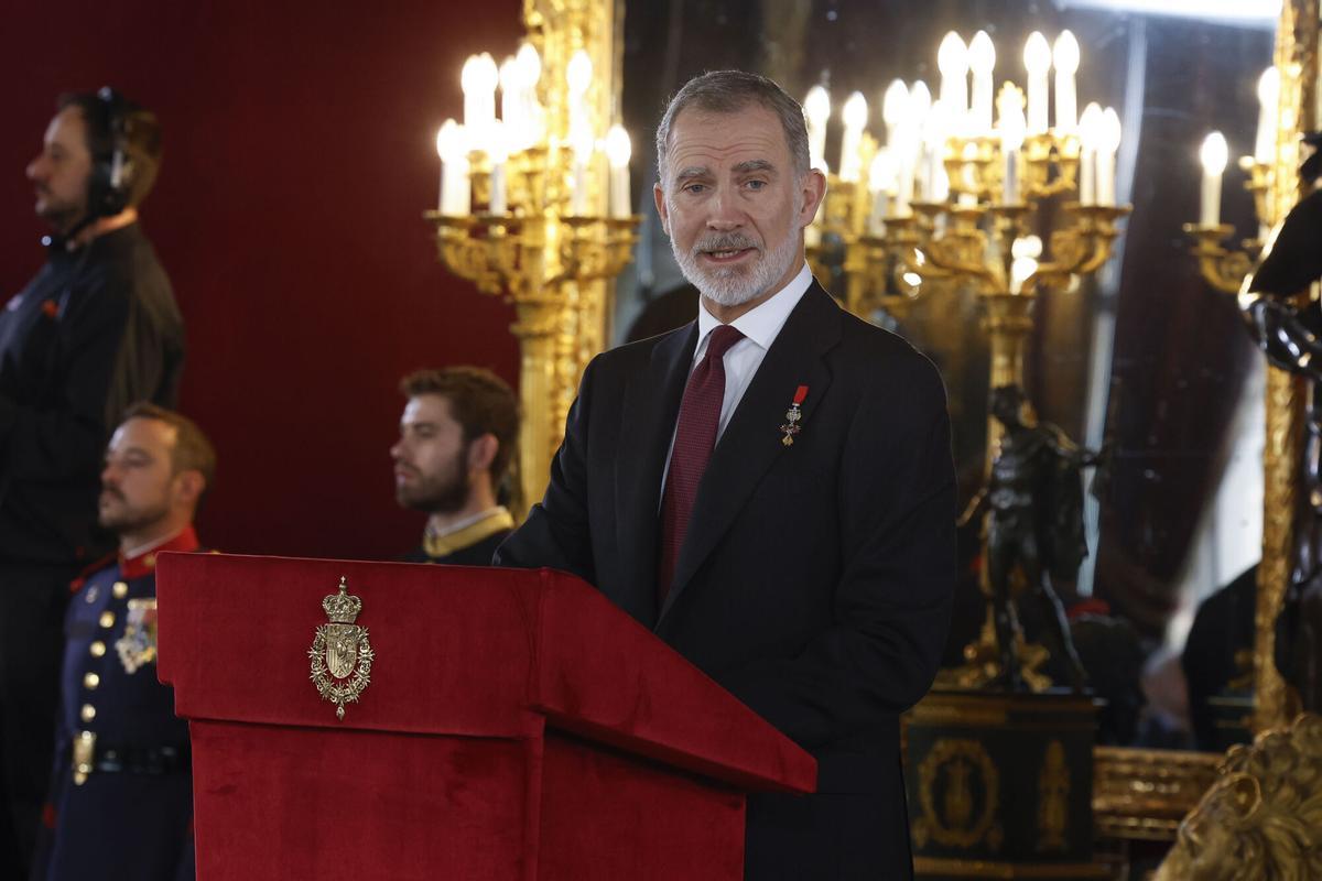 Acto en el Palacio Real por los 50 años de Monarquía. Acto en el Palacio Real por los 50 años de Monarquía.