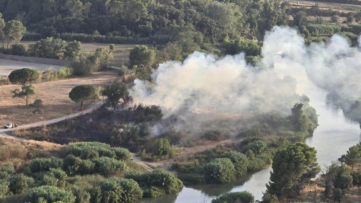 El primer incendi de Ventalló.
