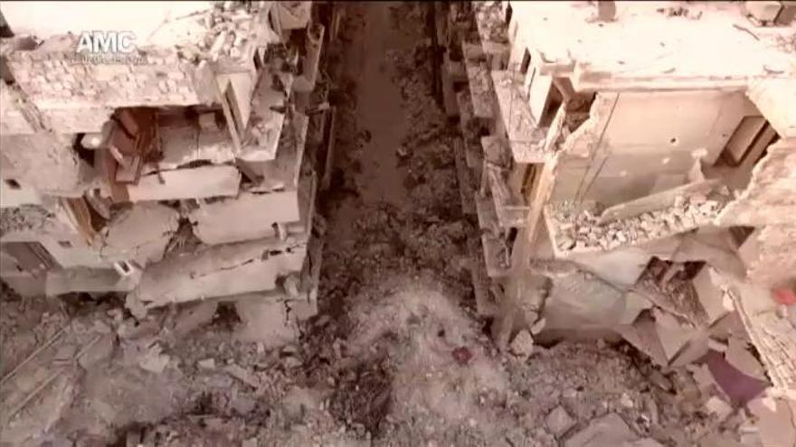 El desastre de Alepo, visto desde el aire