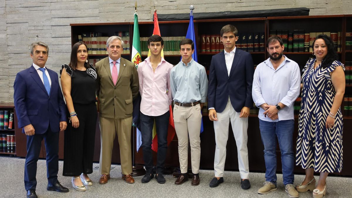 Acto de presentación del Circuito de Novilladas, este lunes en Mérida.