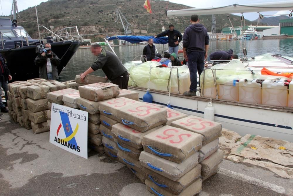 Operación antidroga en la costa de Cartagena