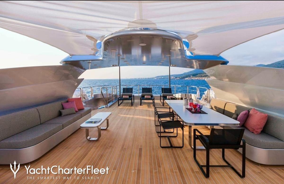 ¿Quieres ver por dentro un superyate de unos 45 millones de euros que está atracado en Ibiza?