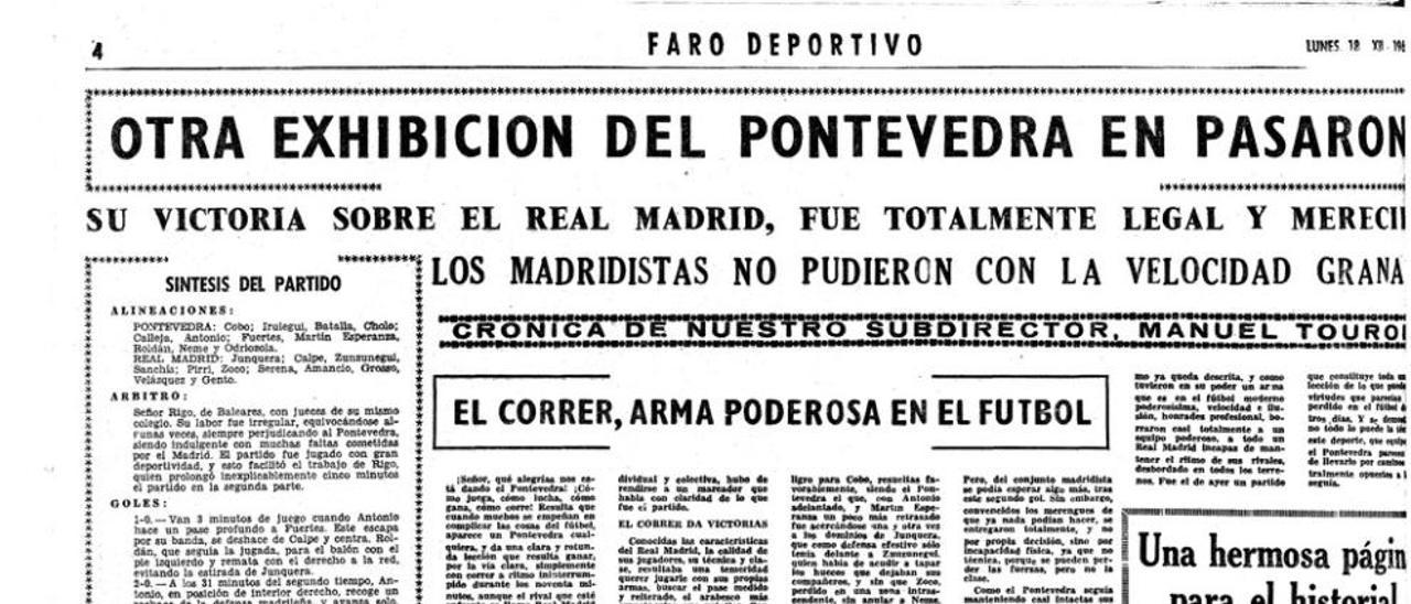 Crónica de FARO del 18 de diciembre de 1967. // FdV