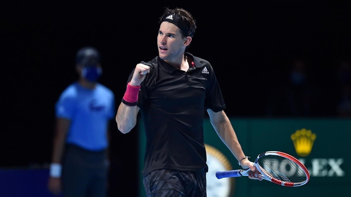 rpaniagua55902240 austria s dominic thiem reacts after winning the first set a201117164506