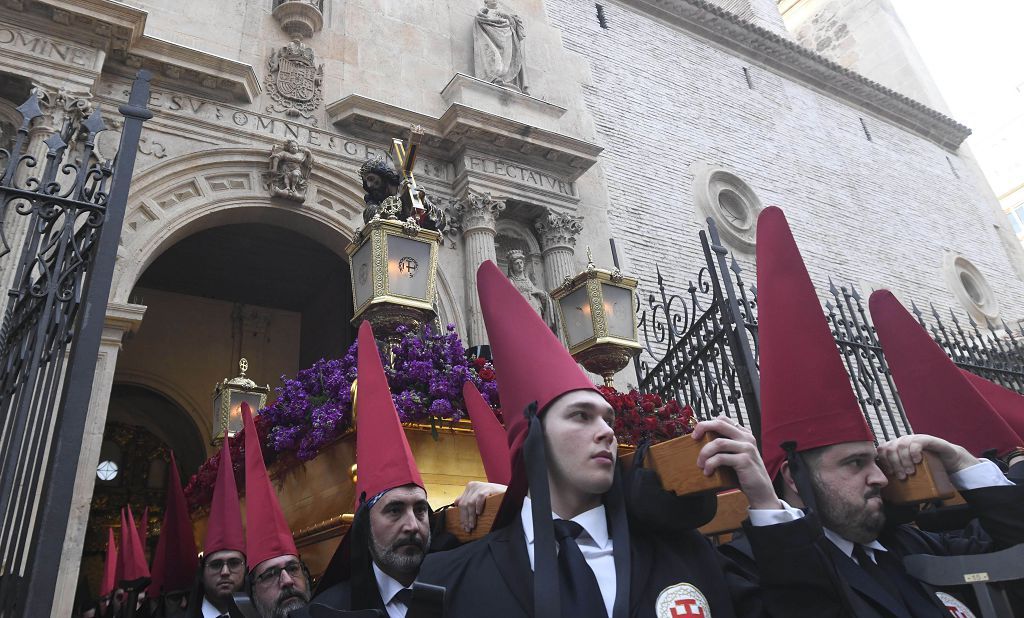 La procesión del Santísimo Cristo de la Misericordia de este Viernes Santo en Murcia, en imágenes