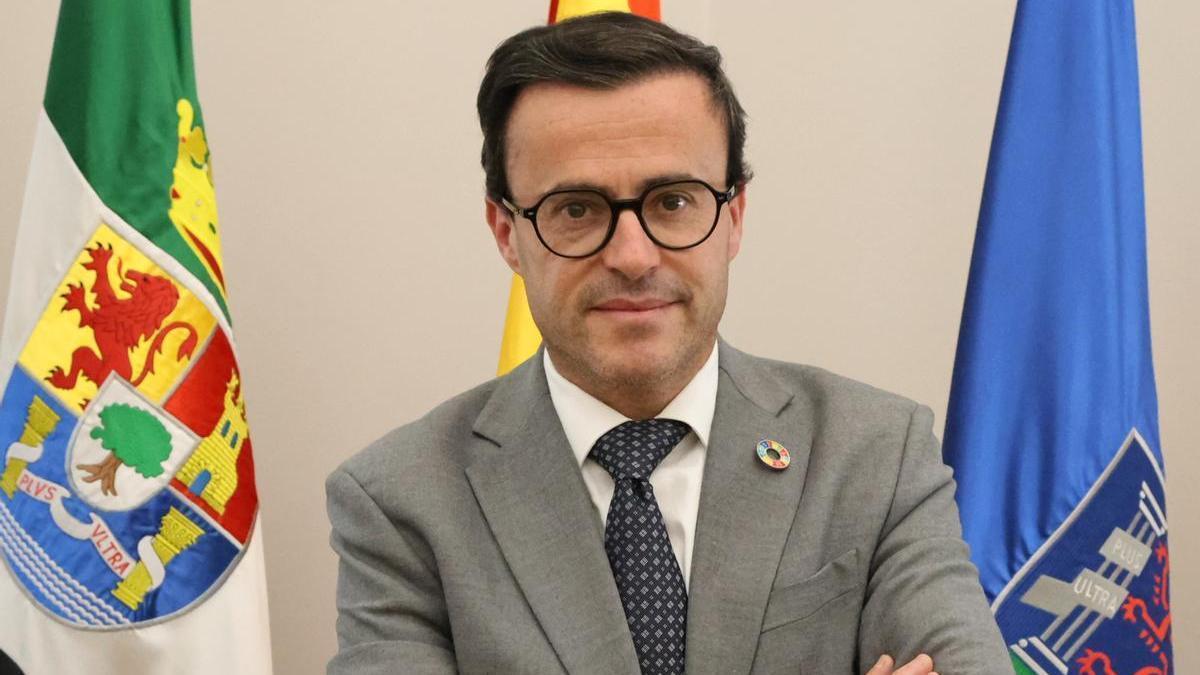 Miguel Ángel Gallardo, presidente de la Diputación de Badajoz.