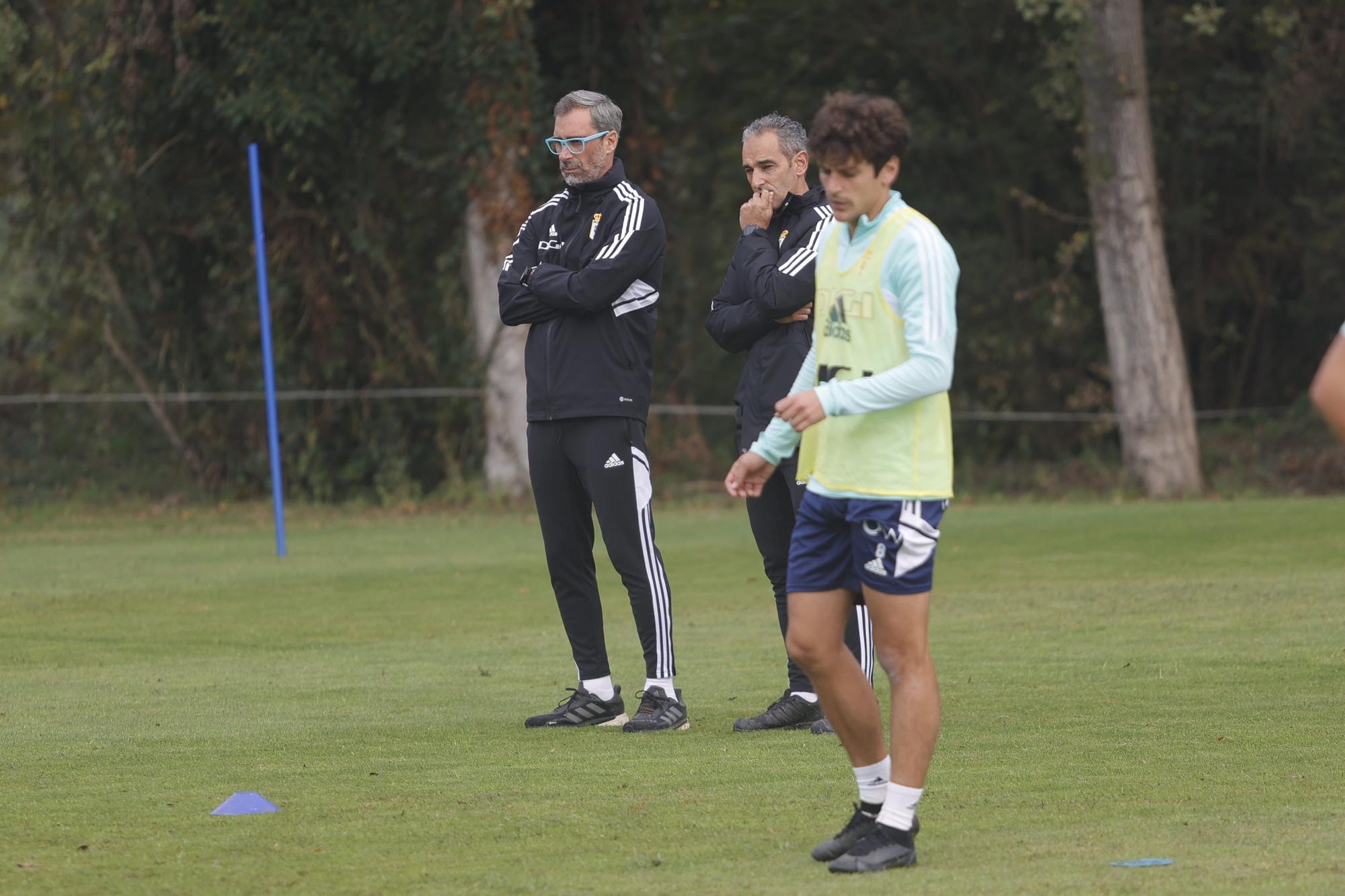 Las imágenes del entrenamiento del Oviedo