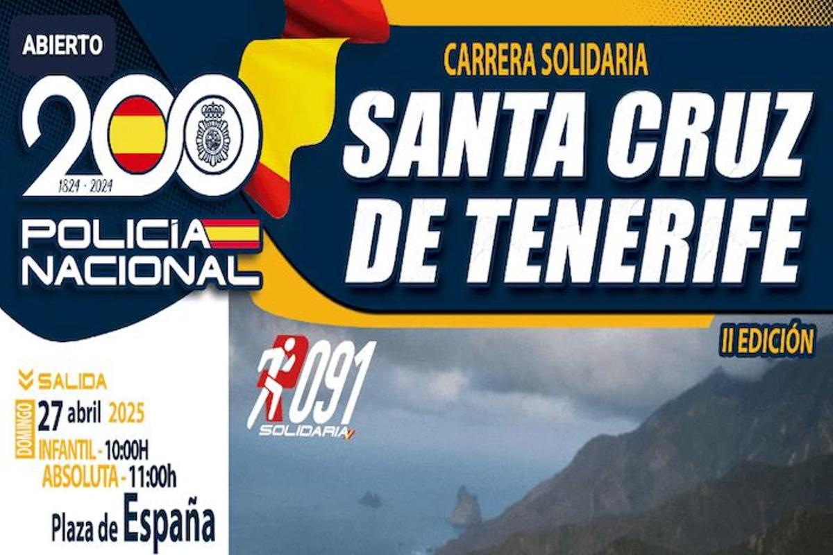 Cartel de la Carrera Solidaria Ruta 091