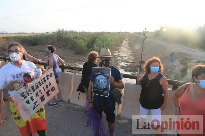 Protesta contra el estado del Mar Menor