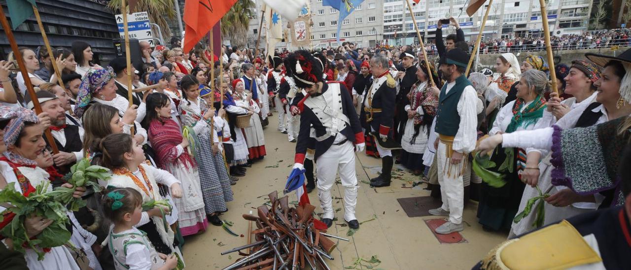 Imagen de una de las últimas celebraciones del Día da Reconquista.