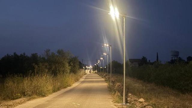 El camino de Bulbuente cuenta con 19 nuevas farolas led.