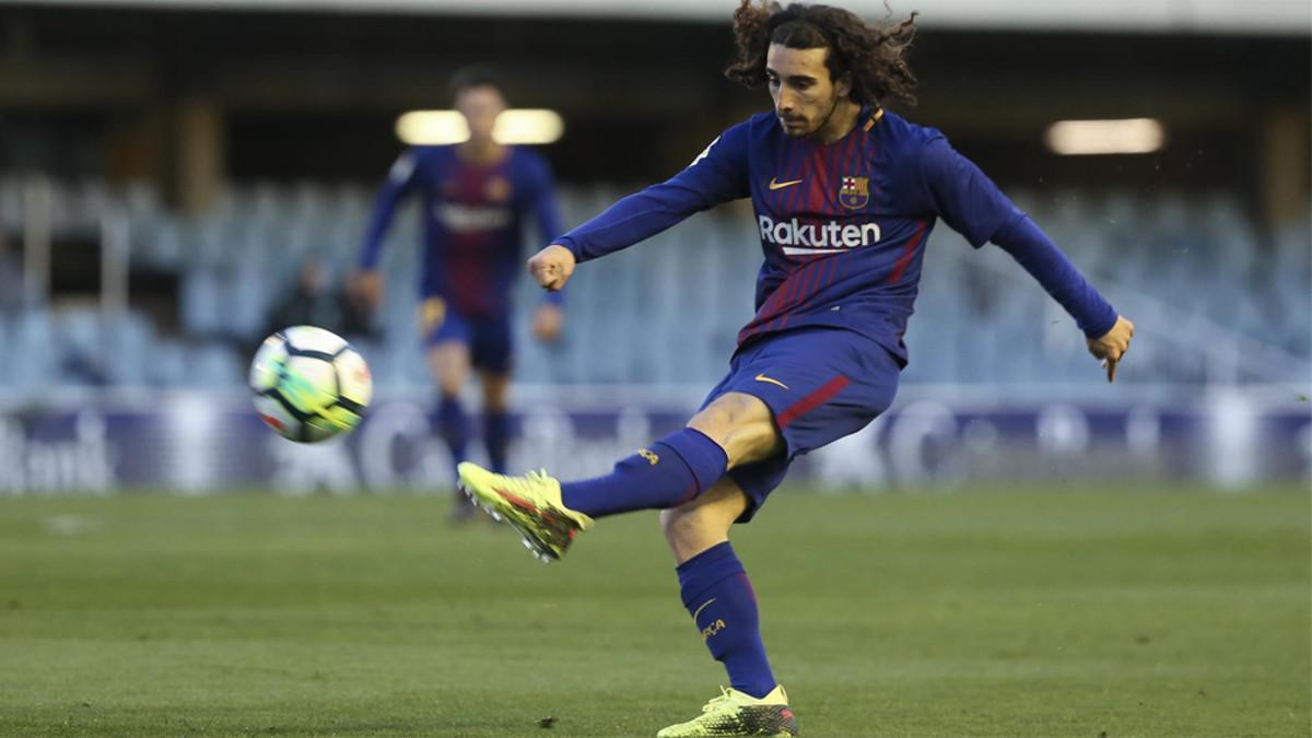 Cucurella, en el filial culé.